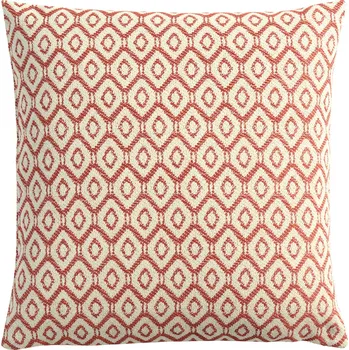 Povlak na dekorativní polštářek SANDER Povlak na polštář ROMBE 50 x 50 cm, cihlový
