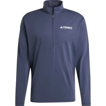 Pánské tričko Pánské Tričko s dlouhým rukávem ADIDAS MT HALFZ LS TEE JM7084 – Tmavě modrá L