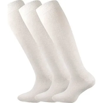 BOMA Podkolenky dětské slabé EMKONO jednobarevné BÍLÉ (3&nbsp;páry) 30-34 104259
