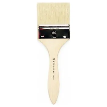 Umělecký štětec Přírodní široký štětec Renesans 8043 dlouhý – velikost 20 (Přírodní široký štětec Renesans 8043 dlouhý – velikost 20)