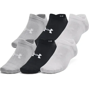 Dámské ponožky Under Armour Essential No Show 6pk 1382611-002 - black 42-47