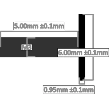 Šroub M3 šroub Délka šroubu: 5mm