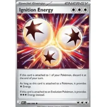 Sběratelská karetní hra Pokémon WHT 086/086 Ignition Energy - White Flare Stav: Near Mint, Verze: NORMAL