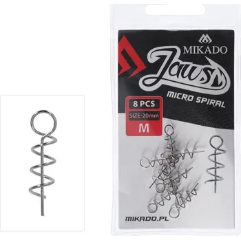 Umělá nástraha MIKADO Šroub Screw For Soft Lures JAWS Micro Spiral VELIKOST: M / 20mm