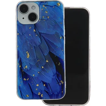 Náhradní kryt pro mobilní telefon TFO Kryt Gold Glam pro iPhone 11 modrý