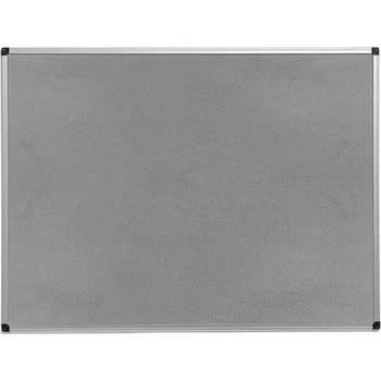 Nástěnka MARIA, 900x600 mm, šedá, hliníkový rám