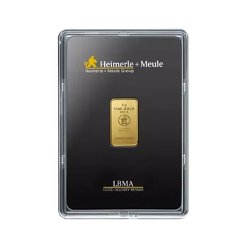 Heimerle + Meule 5g investiční zlatý slitek