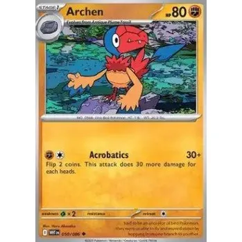 Sběratelská karetní hra Pokémon WHT 050/086 Archen - White Flare Stav: Near Mint, Verze: REVERSE HOLO