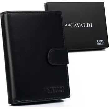 Peněženka Velká pánská kožená peněženka s RFID Protect