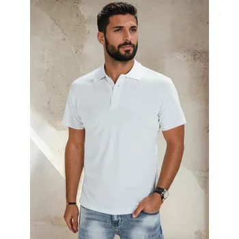 Pánská košile Bílá pánská polokošile PX0514 Velikost: M