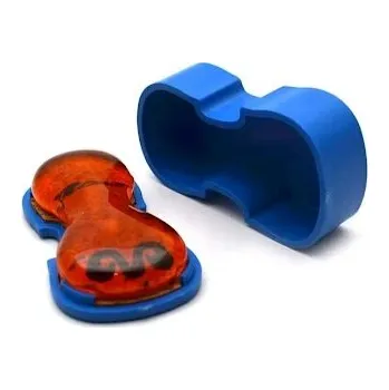 Kalafuna pro housle ve tvaru modrého houslového pouzdra