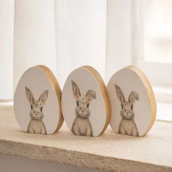 Velikonoční dekorace BOLTZE Dřevěné vajíčko Bella z manga 14 cm Barva: 2