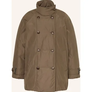 Dámský kabát Brunello Cucinelli Dámská Péřová Bunda, khaki, 36