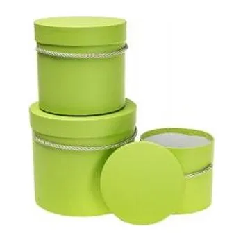 Úložný box Pudełko Flower Box 3szt ciemnozielony ROZETTE