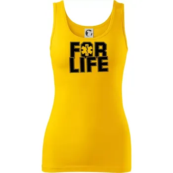 Dámské tričko For Life - Dámské tílko - XL ( Žlutá )