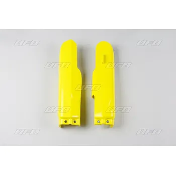 Tlumič řízení UFO kryty předních tlumičů SUZUKI RM 85 00-18 barva žlutá (UFO kryty předních tlumičů SUZUKI RM 85 00-18 barva žlutá)
