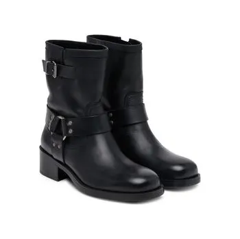 Dámské kozačky Polokozačky Tommy Jeans Tjw Biker EN0EN02811 Černá 39