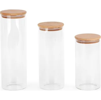 Dóza na potraviny Sada tří nádob POLA 02 průsvitná