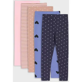 Dupačky Sinsay - Bavlněné legíny 5 ks - vícebarevná - 738GS-MLC - 738GS-MLC-98