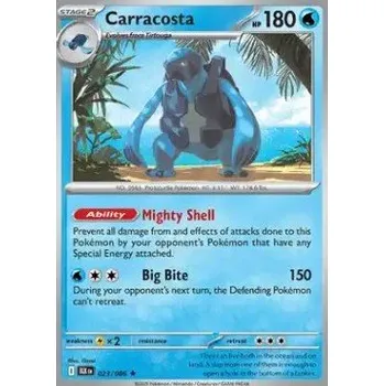 Sběratelská karetní hra Pokémon BLK 023/086 Carracosta - Black Bolt Stav: Near Mint, Verze: HOLO