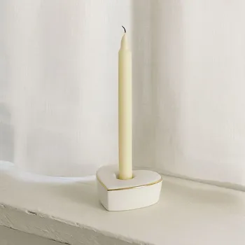 Svícen BOLTZE Keramický svícen srdce