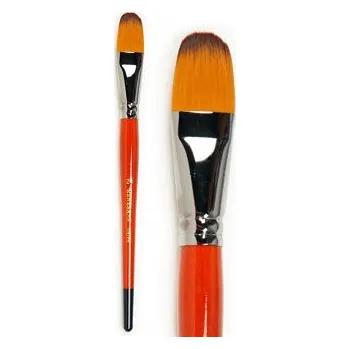 Umělecký štětec Plochý zaoblený štětec Renesans 1097FR krátký – velikost 8 (Plochý zaoblený štětec Renesans 1097FR krátký – velikost 8)