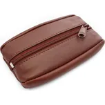 Hnědá kožená klíčenka Lana