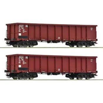 Modelová železnice TT - set dvou otevřených vozů Eanos DB ep.IV