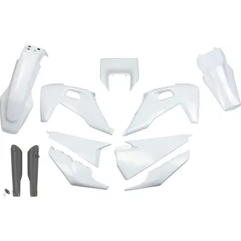 Osvětlení pro motocykl UFO kompletní sada plastů (FULL KIT) s kryty tlumičů HUSQVARNA TE 150 / 250 / 300 20-23, FE 250 / 350 / 450 / 501 20-23 s krytem světla barva (bílá) (UFO kompletní sada plastů (FULL KIT) s kryty tlumičů HUSQVARNA TE 150 / 250 / 300 20-23, FE 250 / 350 / 4