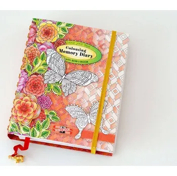 Diář Omalovánkový diář s pastelkami