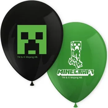 Party dekorace Minecraft TNT balónky 8 ks p95662