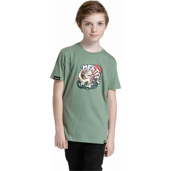 Chlapecké tričko Dětské tričko Meatfly Dino 2025 Olive 146