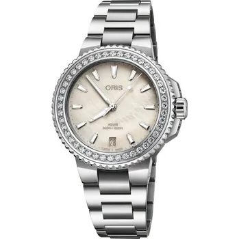 Hodinky Oris Aquis Date Diamonds 36,5 mm 01 733 7792 4956-07 8 19 05P + 5 let záruka a dárek ZDARMA