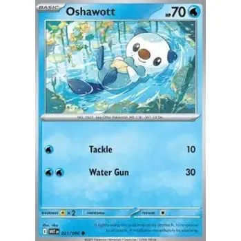 Sběratelská karetní hra Pokémon WHT 021/086 Oshawott - White Flare Stav: Near Mint, Verze: NORMAL