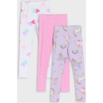 Dívčí spodní prádlo Sinsay - Sada 3 legín - vícebarevná - 685FV-MLC - 685FV-MLC-140