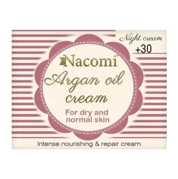 Masážní přístroj Nacomi Arganový krém s kyselinou hyaluronovou 30+ na noc 50 ml