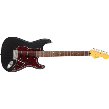 Elektrická kytara Fender MIJ LE Raw Ash Stratocaster BLK + prodloužená záruka 3 roky