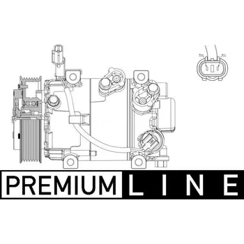 Kompresor klimatizace Kompresor, klimatizace MAHLE ACP 632 000P