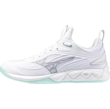 Dámská sálová obuv Dámská sálová obuv Mizuno Wave Luminous 3 W White/Blue Tint EUR 36,5