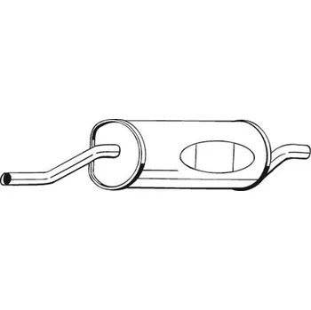 Výfukový systém Zadní tlumič výfuku BOSAL 247-893