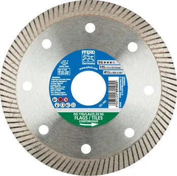 Řezný kotouč PFERD Diamantový tenky kotouč FL SG 115x1,4x22,23mm, pro keramiku