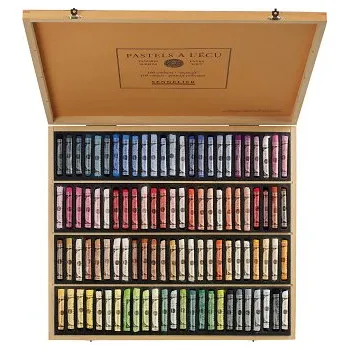 Prázdná dřevěná kazeta pro pastel Sennelier 100ks (Prázdná dřevěná kazeta pro pastel Sennelier 100ks)