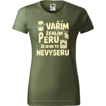 Vařím, žehlím, peru... - Dámské tričko Basic - Nejoblíbenějí - 2XL