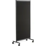Mobilní nástěnka/paraván MIRANDA, černá