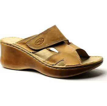 Dámské pantofle ORTO PLUS 3061-65 hnědé, dámské pantofle vel.40