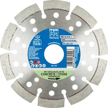 Řezný kotouč PFERD Diamantový segmentový kotouč SG 125x2,4x22,23mm