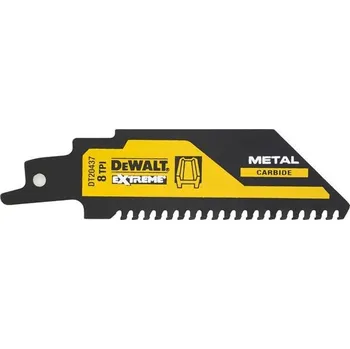 DeWALT DT20437-QZ - Pilový plátek do pilky ocasky 102 mm 8TPI (balení 1ks) s SK plátky