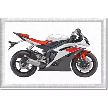 Textilie k potisku Pelisport Tištěná nášivka s motorkou 7,5 x 5 cm