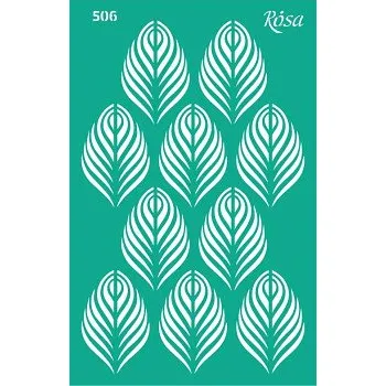 Šablona opakovatelně samolepící 13x20cm – 506 (Šablona opakovatelně samolepící 13x20cm – 506)