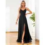 Elegantní šaty na večer s obálkovým výstřihem Barva: Černá, Velikost: 4XL